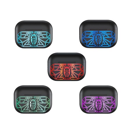 Neon Knight Low Latency Wireless Bluetooth Gaming Earbuds 300 Hours Standby Waterproof Rated NKTWS